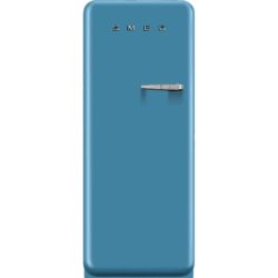 Smeg FAB28YAZ1 60cm 'Retro Style' Fridge and Ice Box in Pastel Blue with Left Hand Hinge